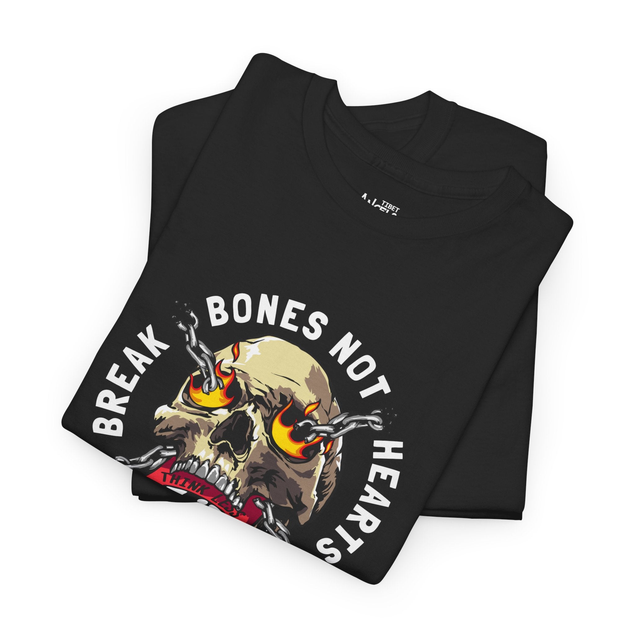 Skull Skateboard T‑Shirt — Retro Grunge Skull on Skate Tee