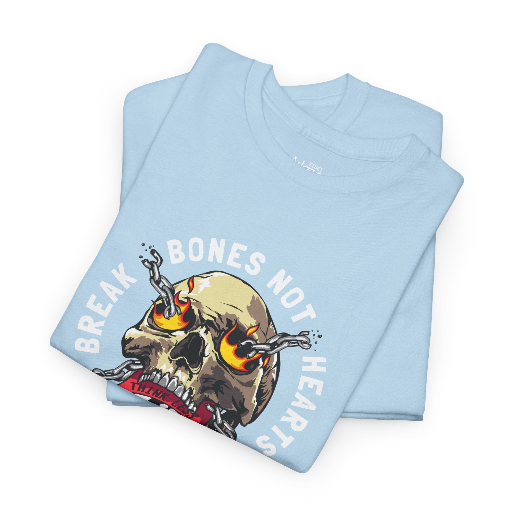 Skull Skateboard T‑Shirt — Retro Grunge Skull on Skate Tee