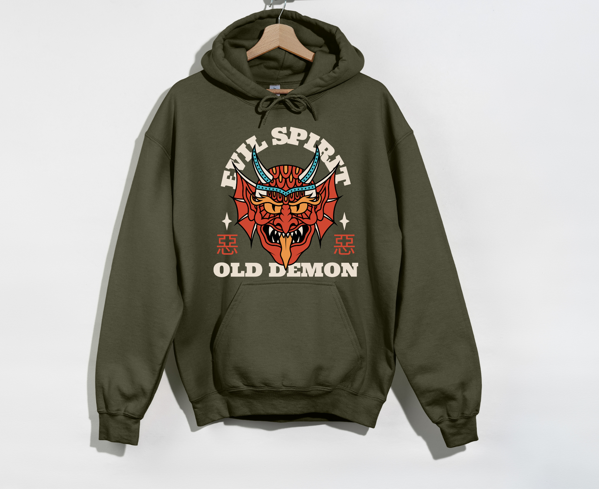 Evil Spirit Old Demon Hoodie