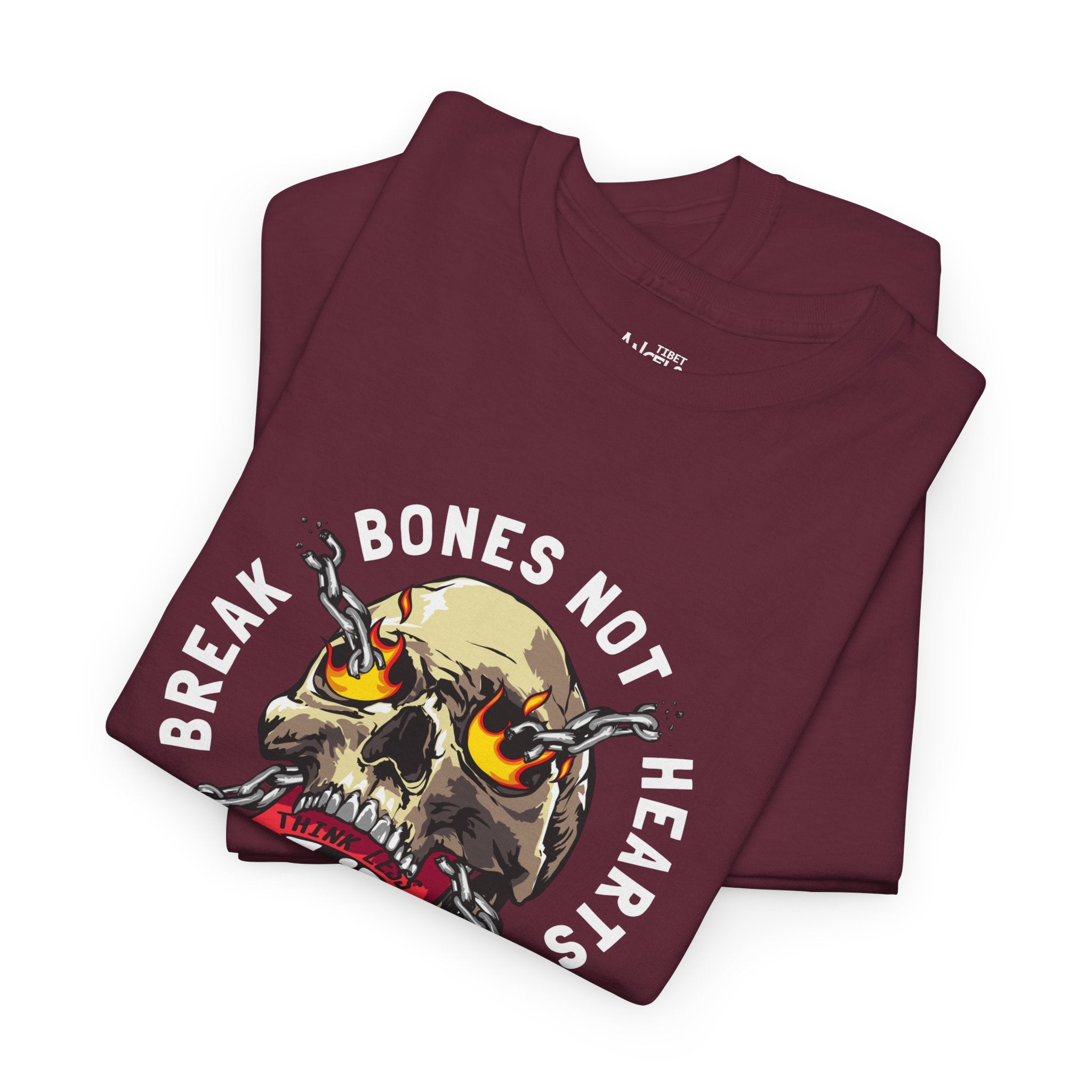 Skull Skateboard T‑Shirt — Retro Grunge Skull on Skate Tee