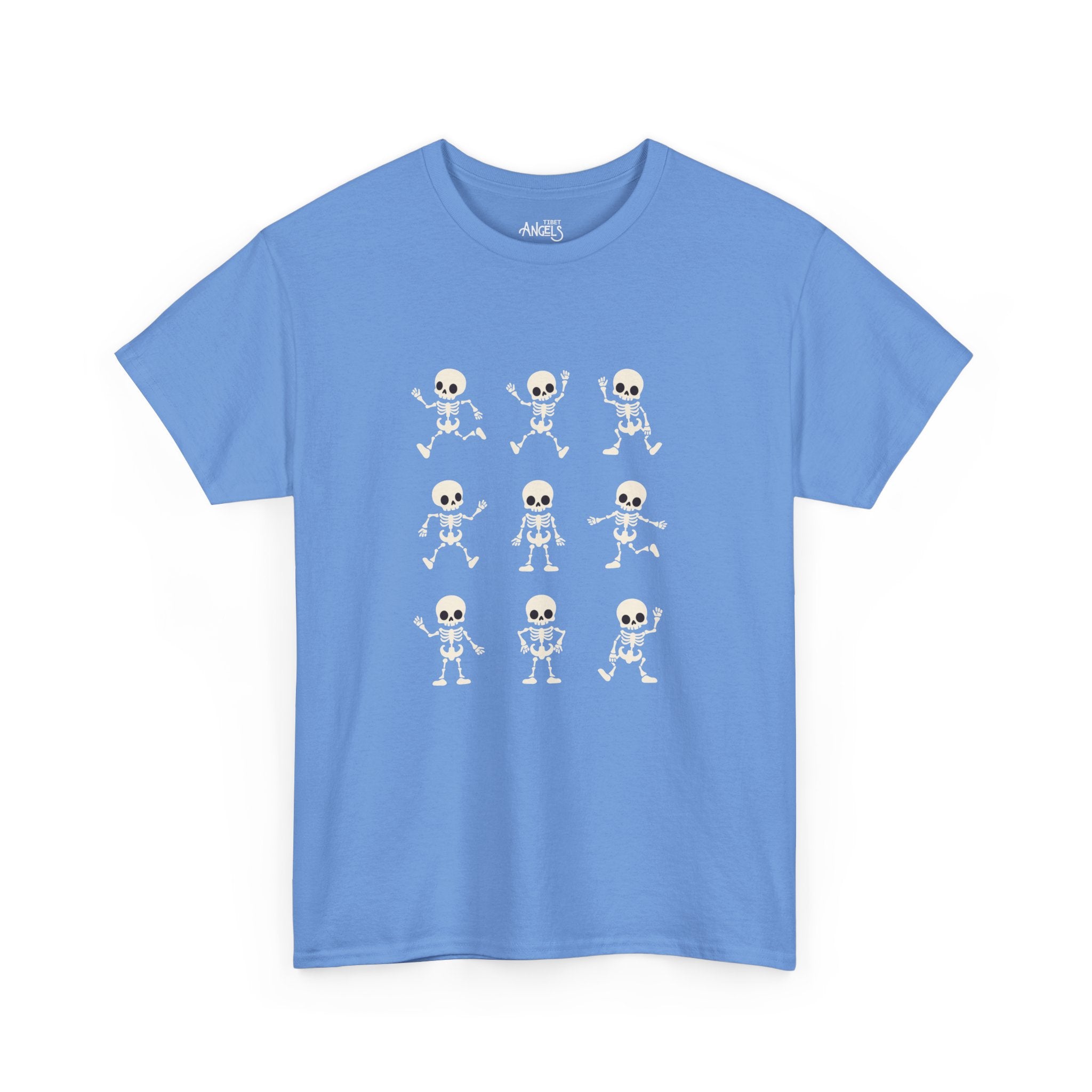Skeleton Dance Tee — Cute Skull Dance Pattern T-Shirt