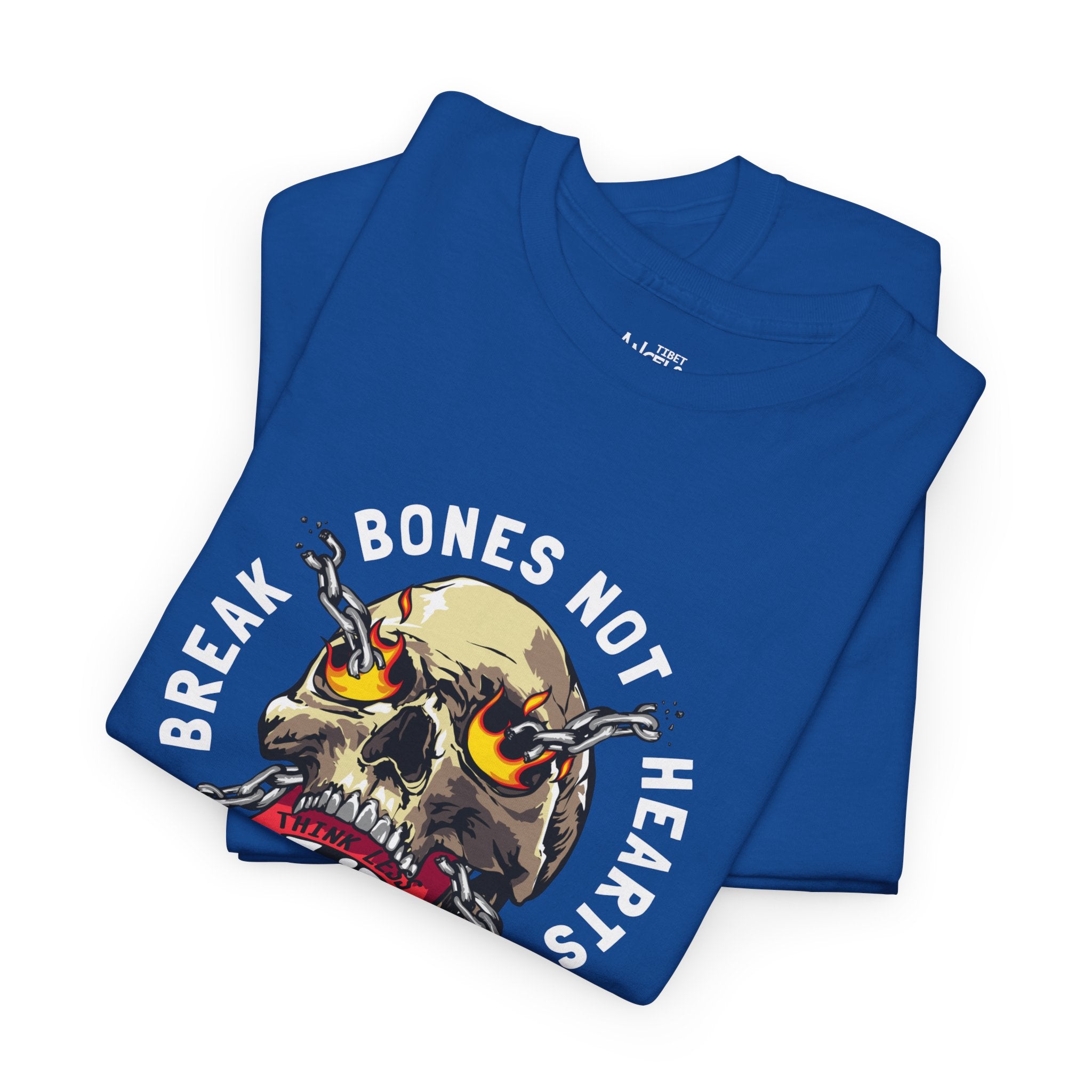 Skull Skateboard T‑Shirt — Retro Grunge Skull on Skate Tee