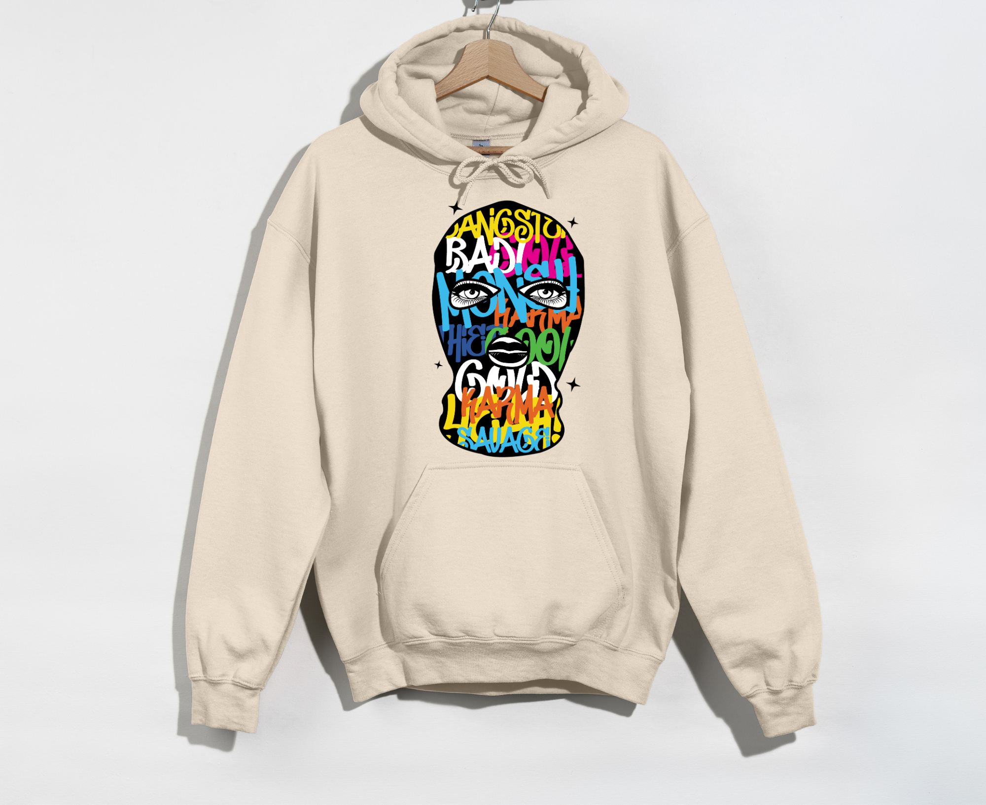 Color Full Face Hoodie