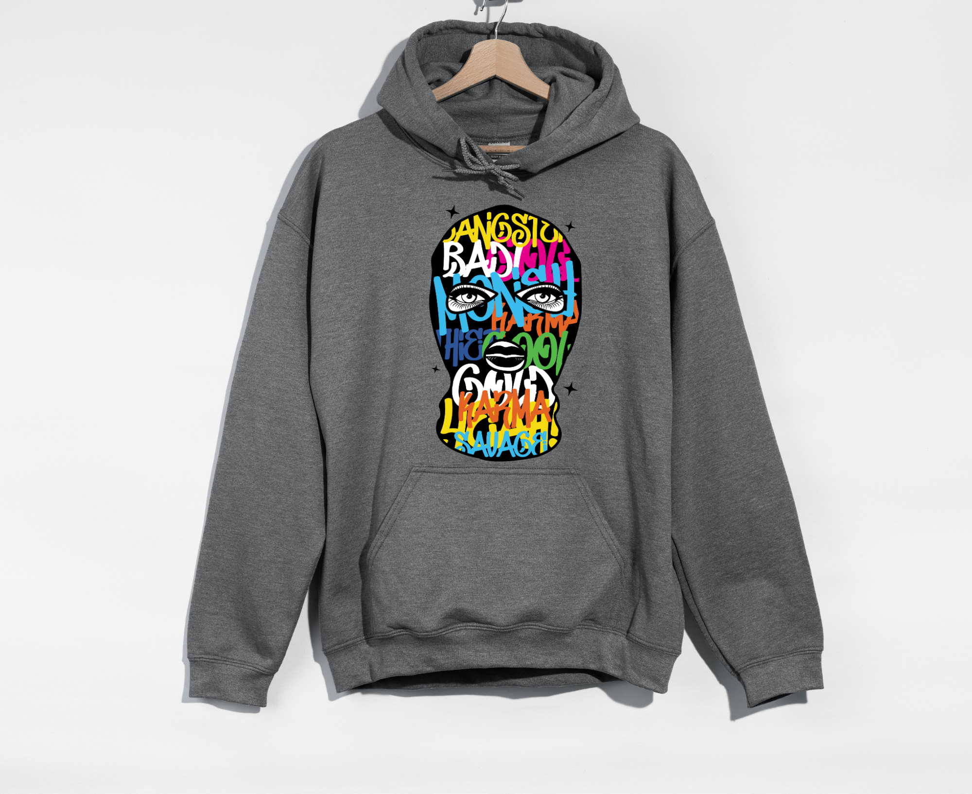 Color Full Face Hoodie