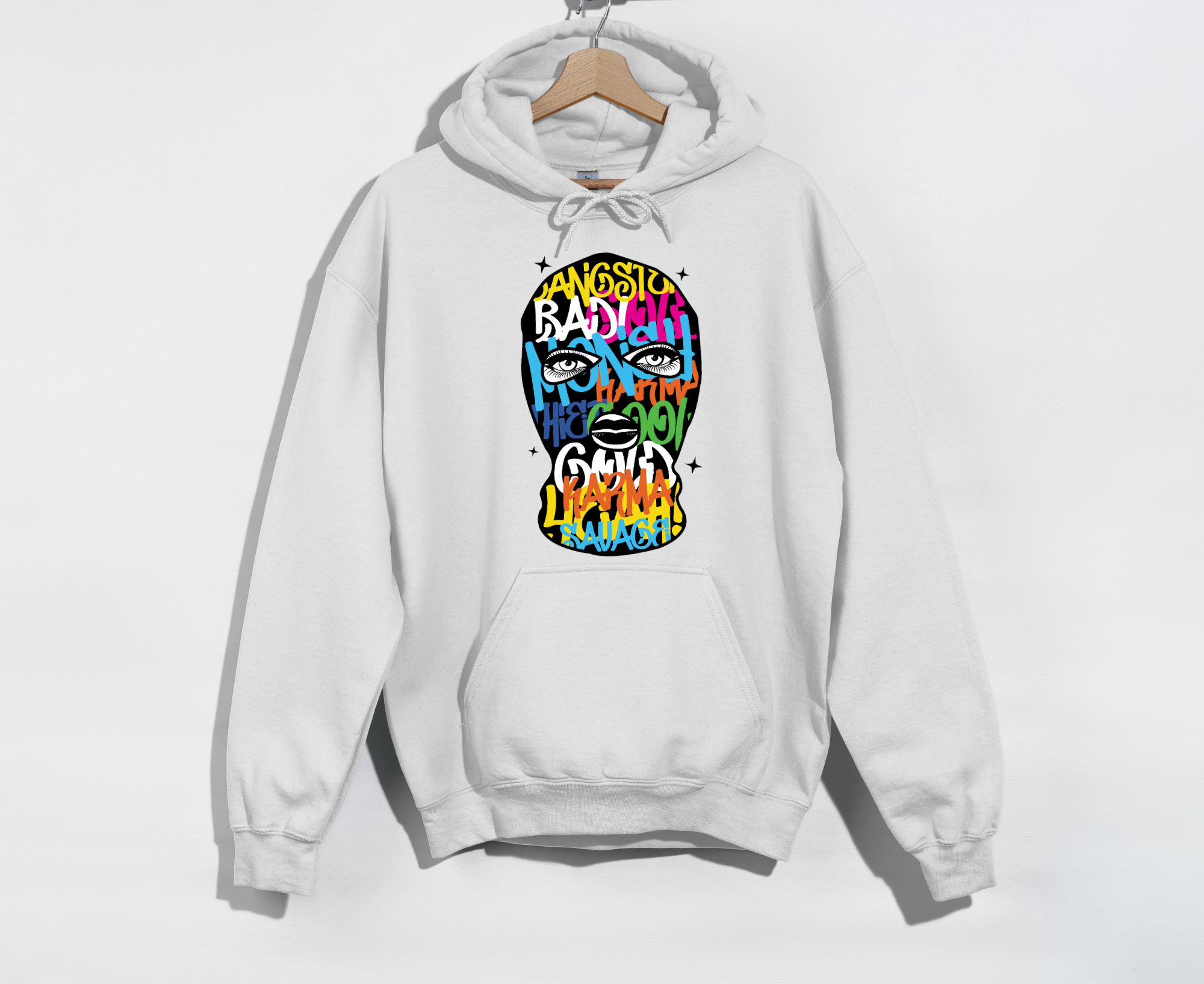 Color Full Face Hoodie