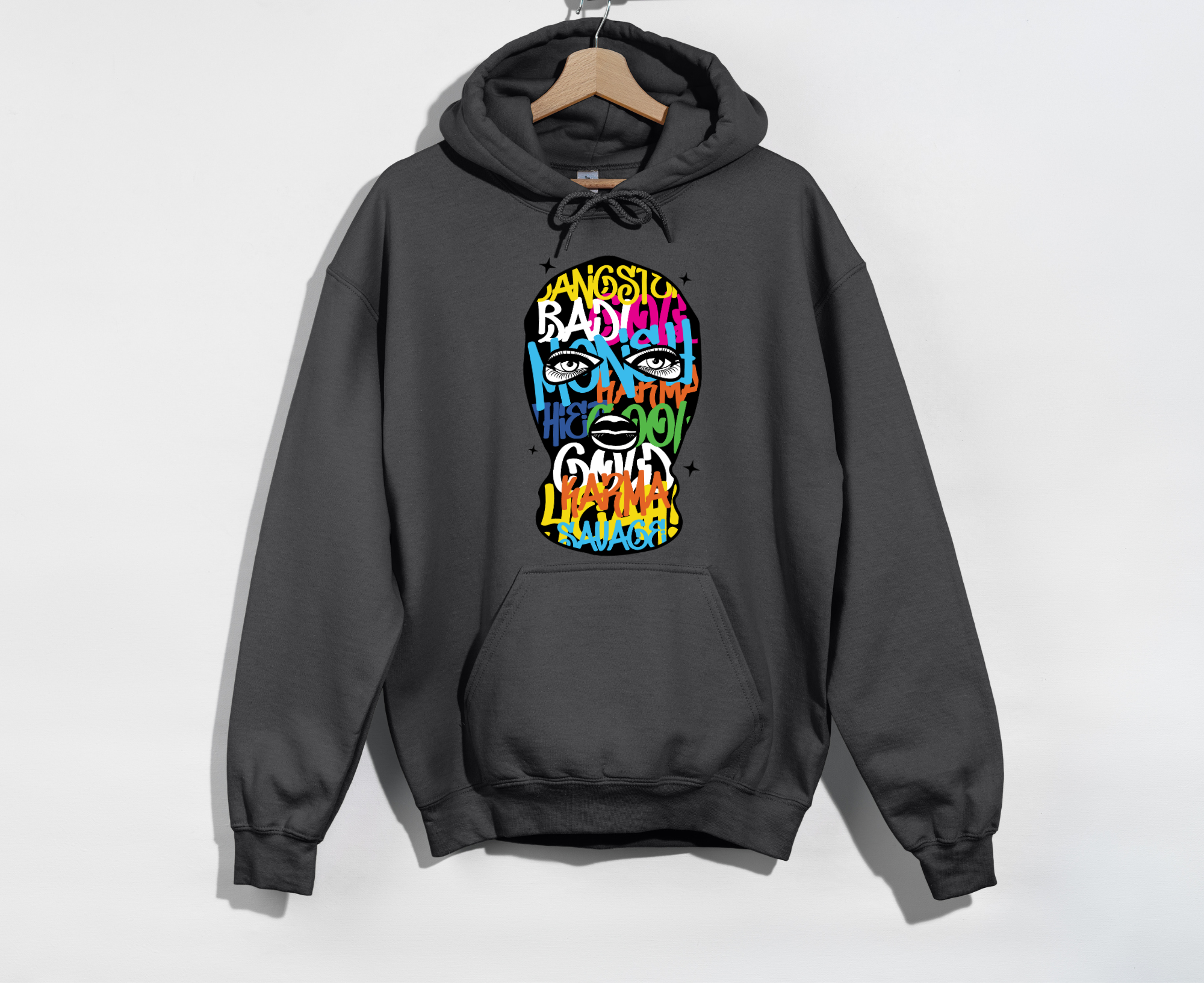 Color Full Face Hoodie
