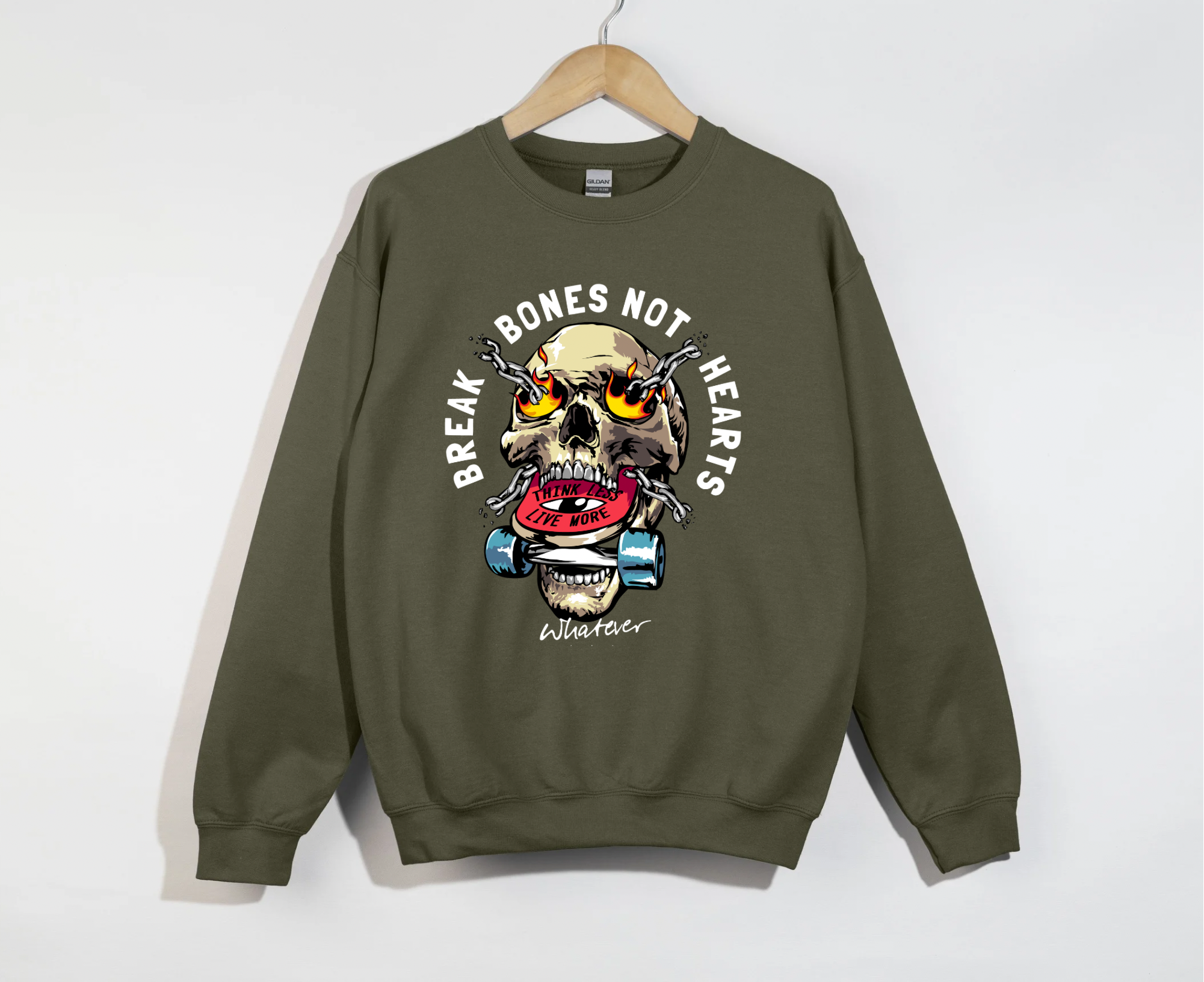 Break Bones Not Heart Sweatshirt